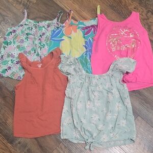 Jumping Beans Toddler Girls Camisoles 5t Bundle
